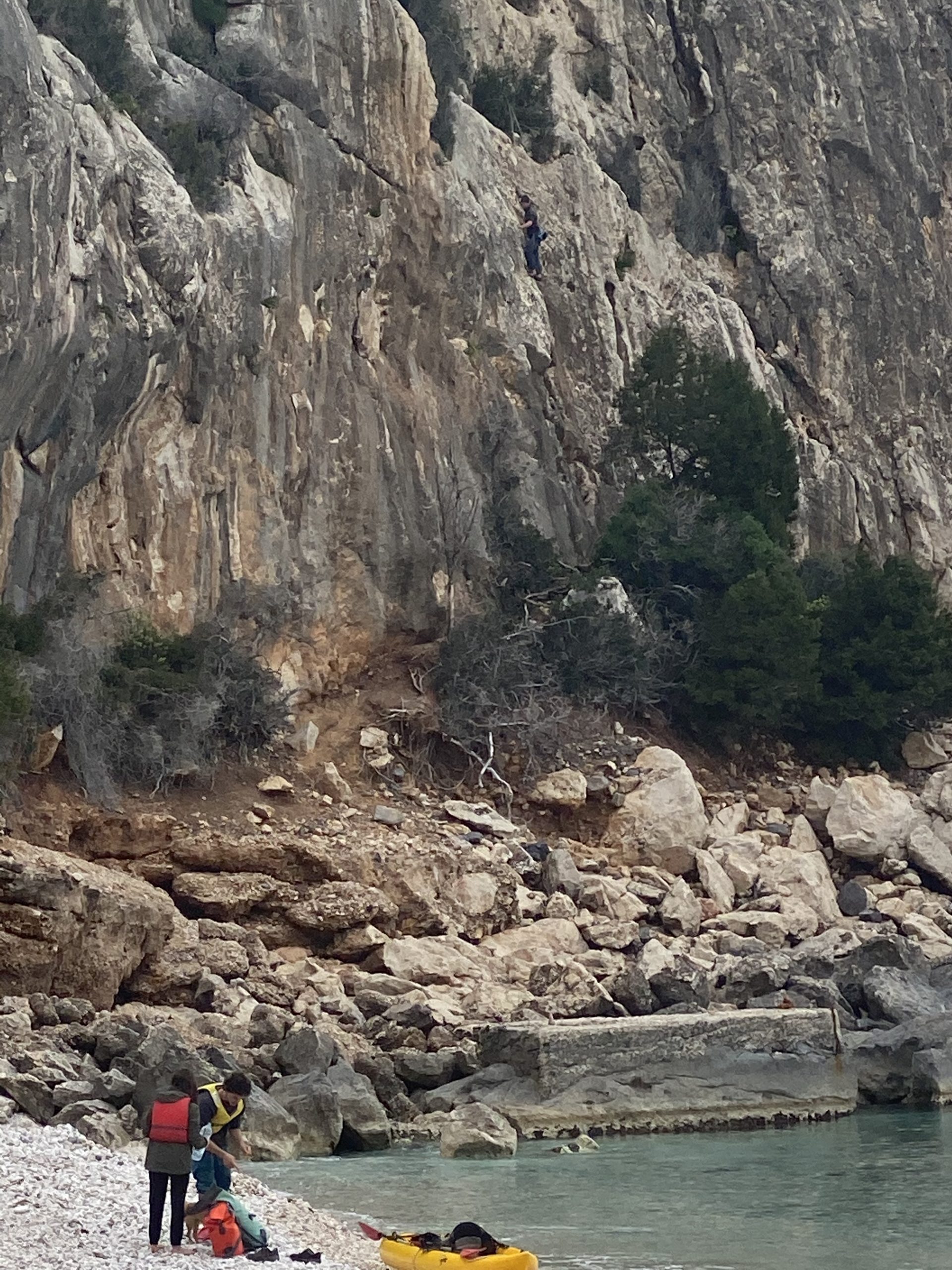 Mediterranean hiking landscape along Sardinia's Gulf of Orosei coast